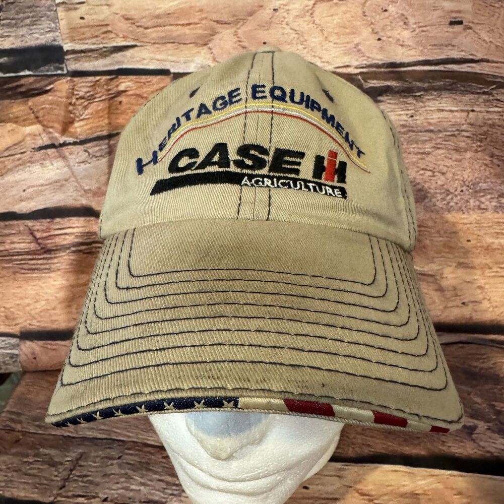 Case IH Agriculture Heritage Equipment Baseball Cap Hat Made in Bangladesh